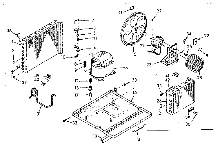 Kenmore 10668131 unit parts diagram