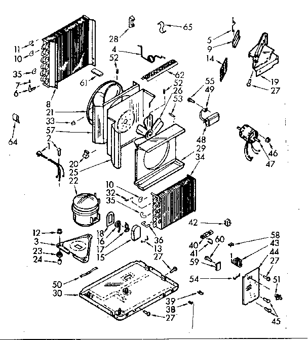Kenmore 10669131 unit parts diagram
