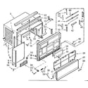 Kenmore 10670210 cabinet parts diagram