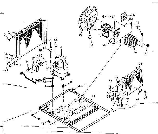 Kenmore 10670221 unit parts diagram