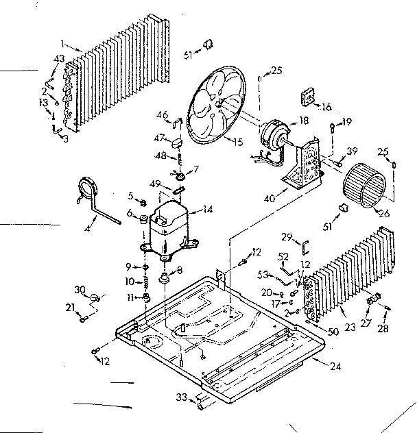 Kenmore 10670770 unit parts diagram