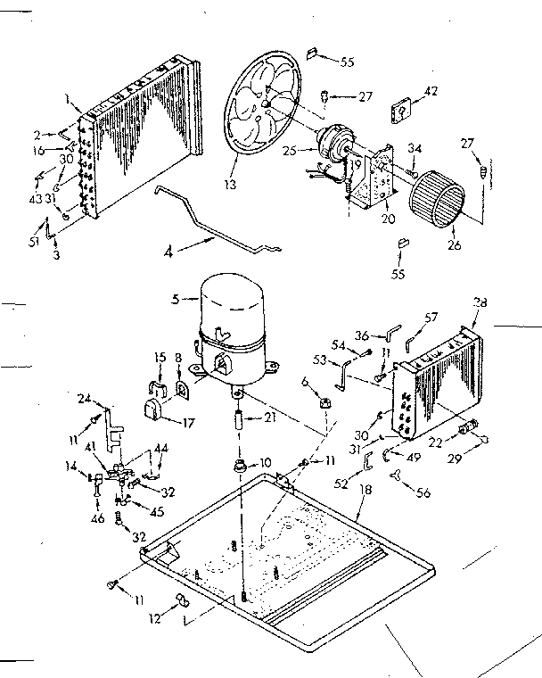 Kenmore 10670780 unit parts diagram