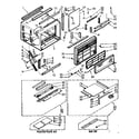 Kenmore 10670802 cabinet parts diagram