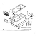 Kenmore 198710420 cabinet parts diagram