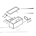 Kenmore 198710600 cabinet parts diagram