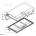 Kenmore 198710600 door parts diagram