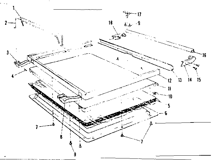 Kenmore 58771461 lid details diagram