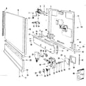 Kenmore 58771521 door & access panel details diagram