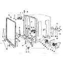 Kenmore 58771521 tub details diagram