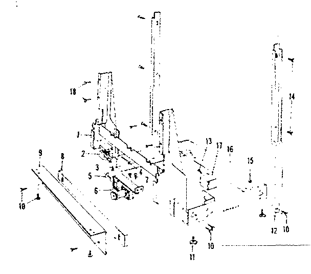 Kenmore 58771621 frame details diagram