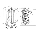 Kenmore 757628920 cabinet parts diagram