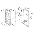 Kenmore 757628920 door parts diagram