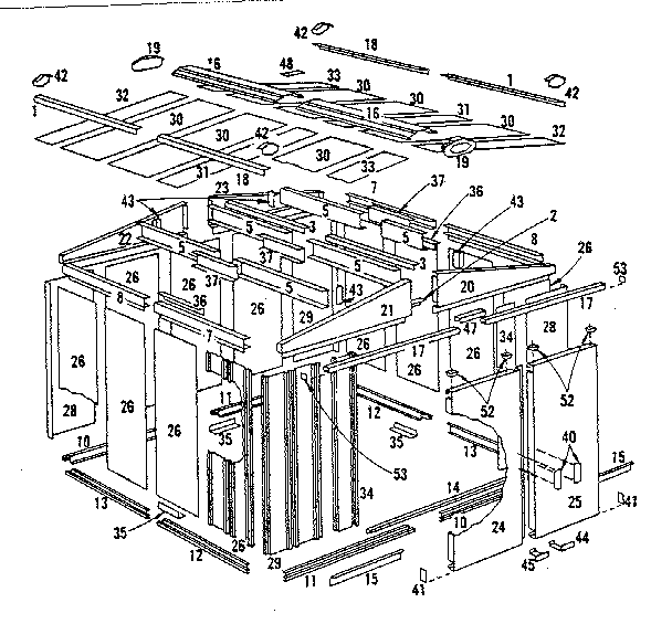 Sears 69660604 replacement parts diagram