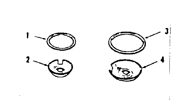 Kenmore 9116208710 optional porcelain pan and chrome ring ki diagram