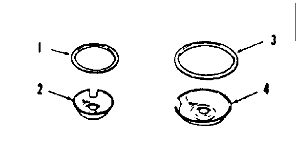 Kenmore 9119148710 optional porcelain pan and chrome ring kit no. 8068410 diagram