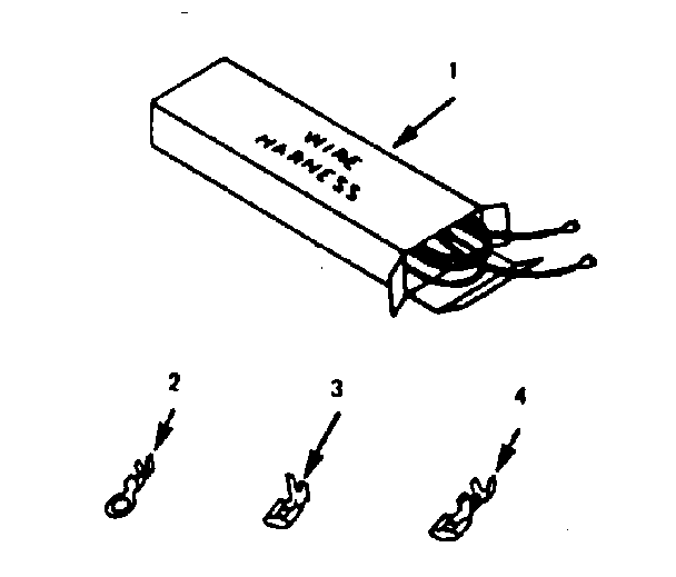 Kenmore 9114398690 wire harnesses and components diagram