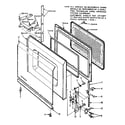 Kenmore 5649947710 door parts diagram