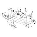 Kenmore 9113658691 top burner section diagram
