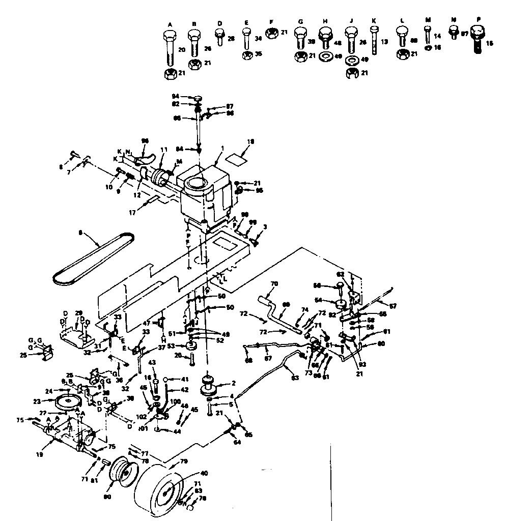 Craftsman 917255736 drive diagram