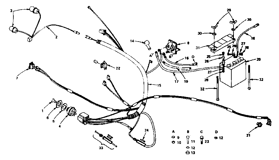 Craftsman 917255812 (1987) electrical diagram