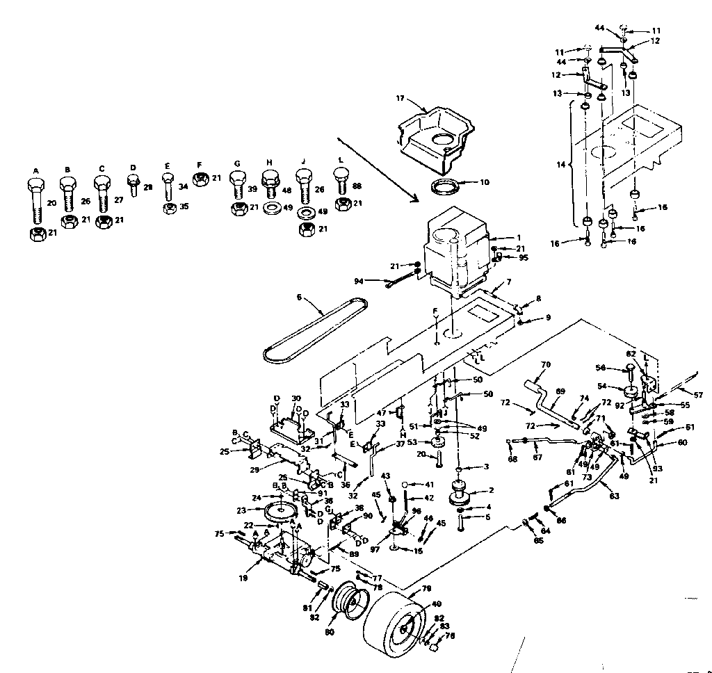 Craftsman 917255722 drive diagram