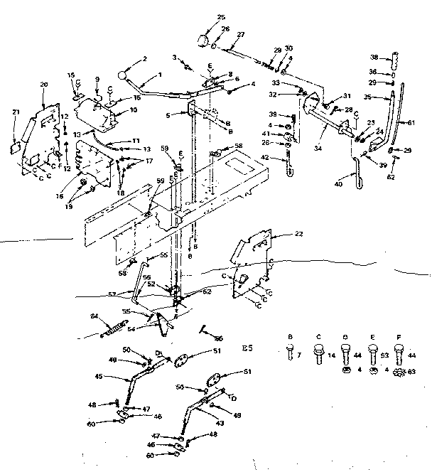 Craftsman 917255722 lift adjustment diagram