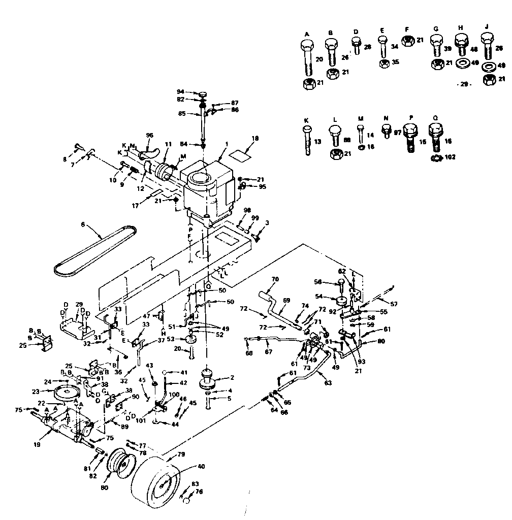 Craftsman 917255735 drive diagram