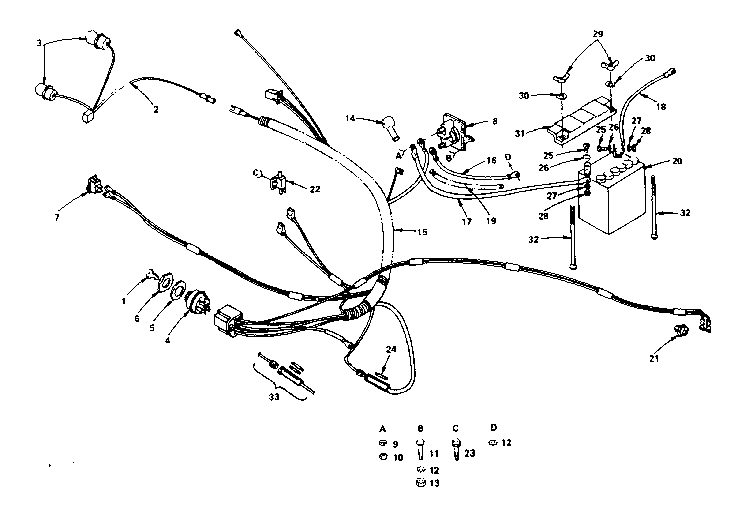 Craftsman 917255810 (1987) electrical diagram