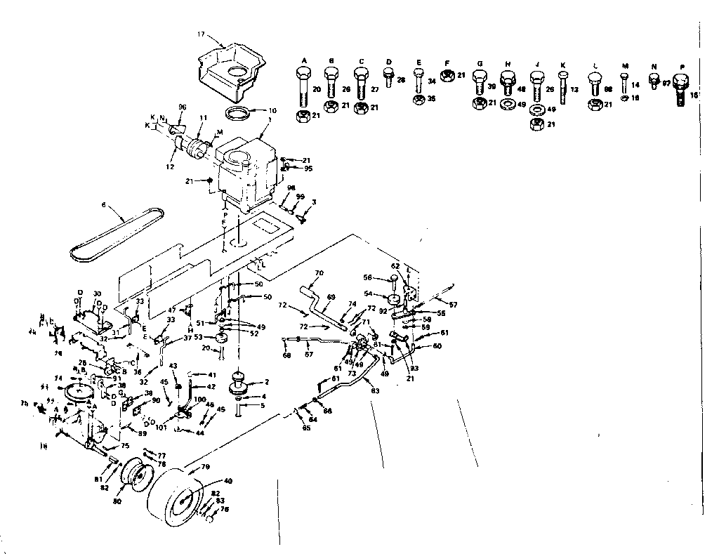 Craftsman 917255732 drive diagram