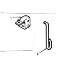 Craftsman 917255732 mower lift bracket and lift link replacement kit 110095x diagram