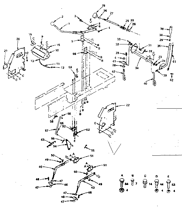 Craftsman 917255742 lift adjustment diagram