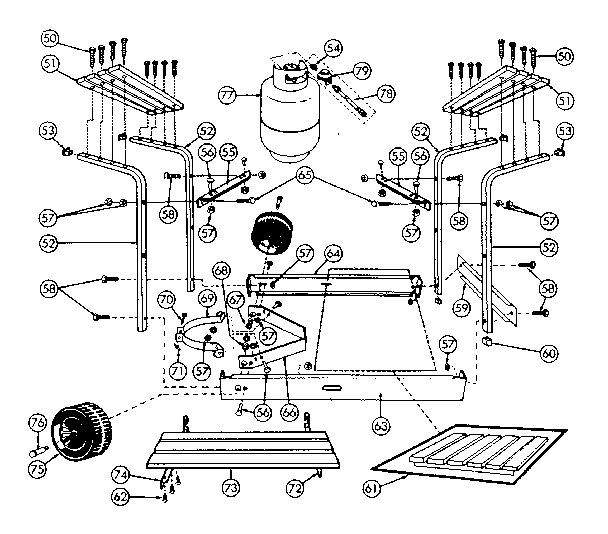 Kenmore 2581066183 cart diagram