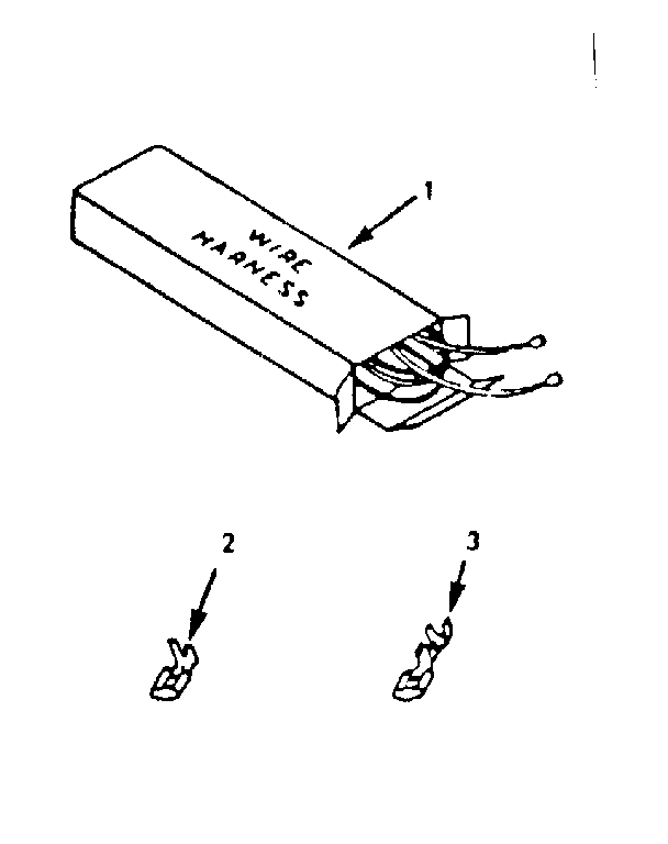 Kenmore 9116148710 wire harnesses and components diagram