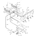Kenmore 9117168710 burner section diagram