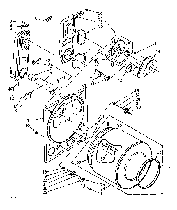 Kenmore 11087467300 bulkhead parts diagram