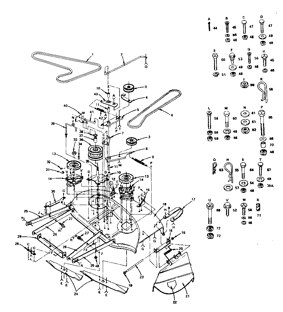 Craftsman 917252645 mower diagram
