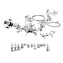 Craftsman 917252645 transmission and rear wheel diagram