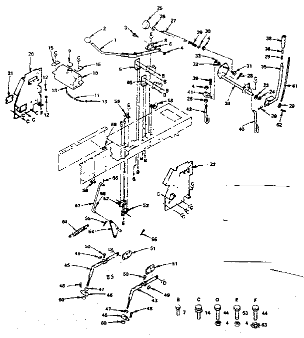 Craftsman 917255723 lift adjustment diagram