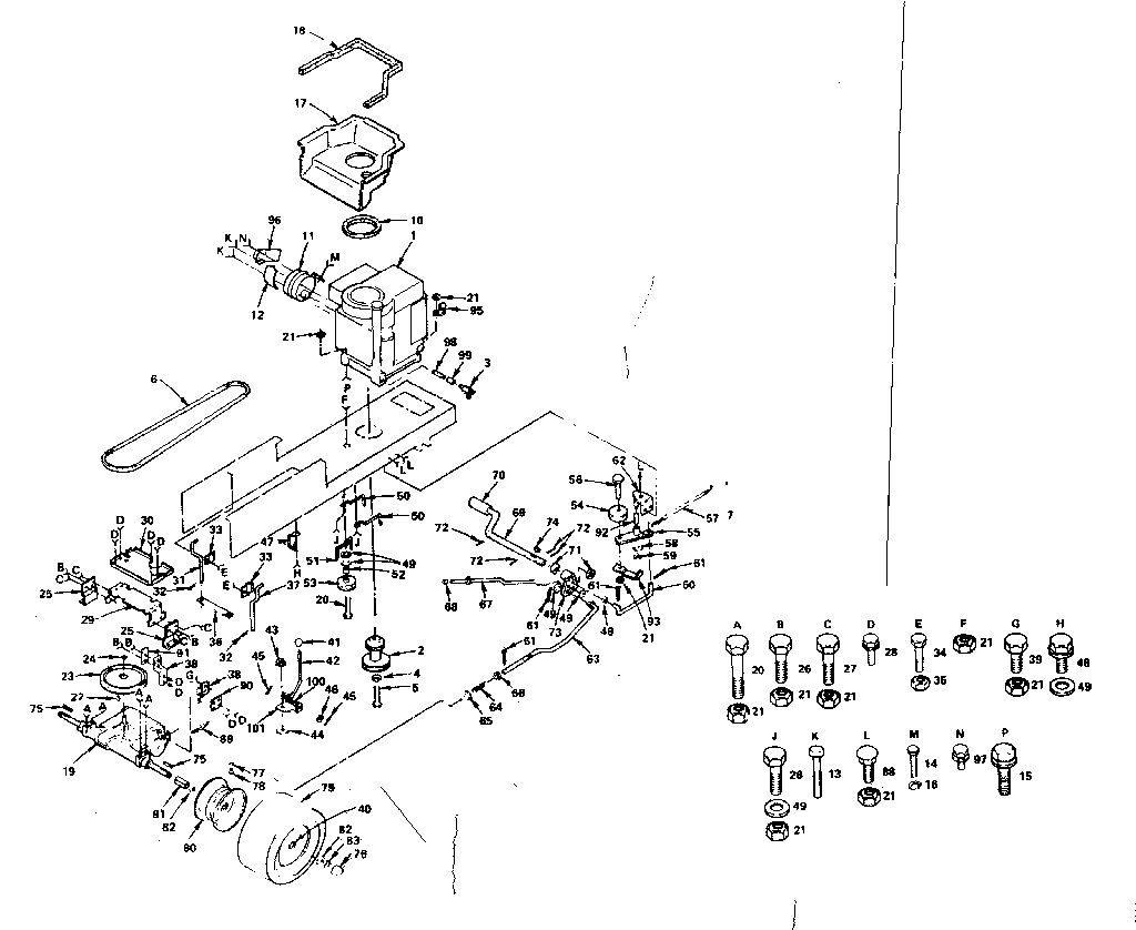 Craftsman 917255730 drive diagram