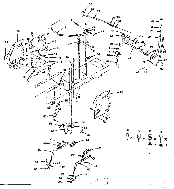Craftsman 917255730 lift adjustment diagram