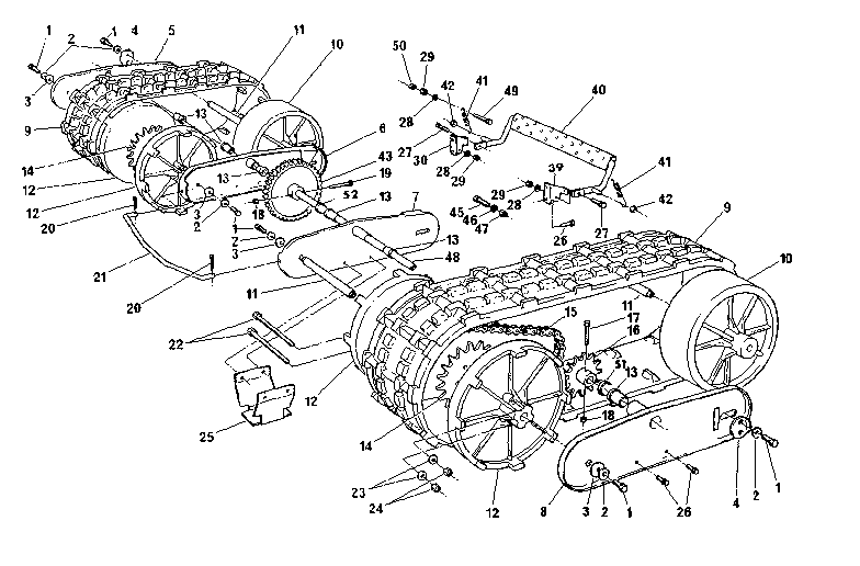 Craftsman 768884800 track diagram