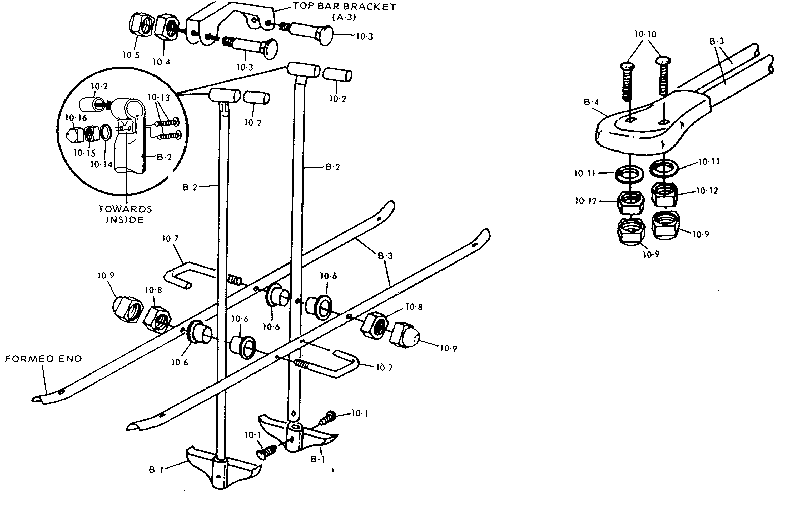 Sears 512720661 glider assembly diagram