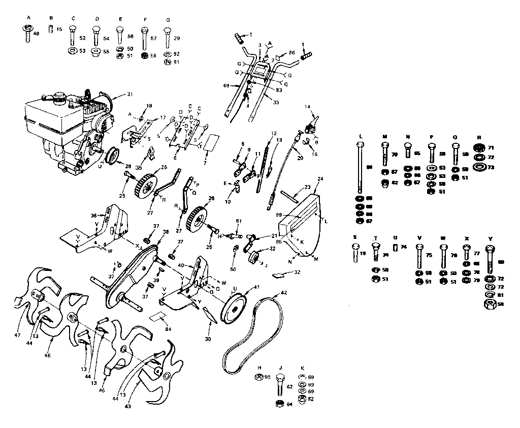Craftsman 917298132 replacement parts diagram