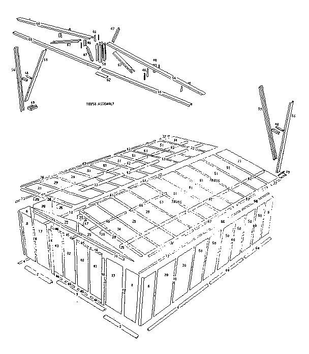 Sears 69768884 replacement parts diagram