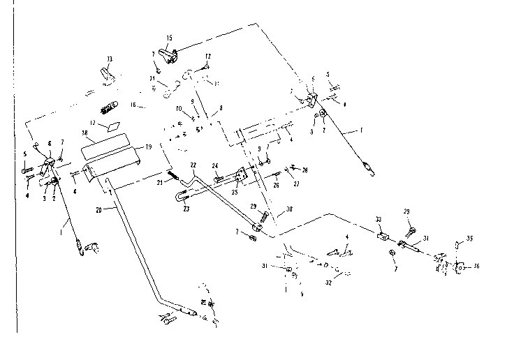 Craftsman 536918100 handle assembly diagram