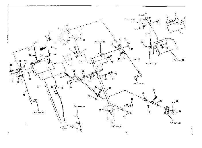 Craftsman 536918200 handle assembly diagram