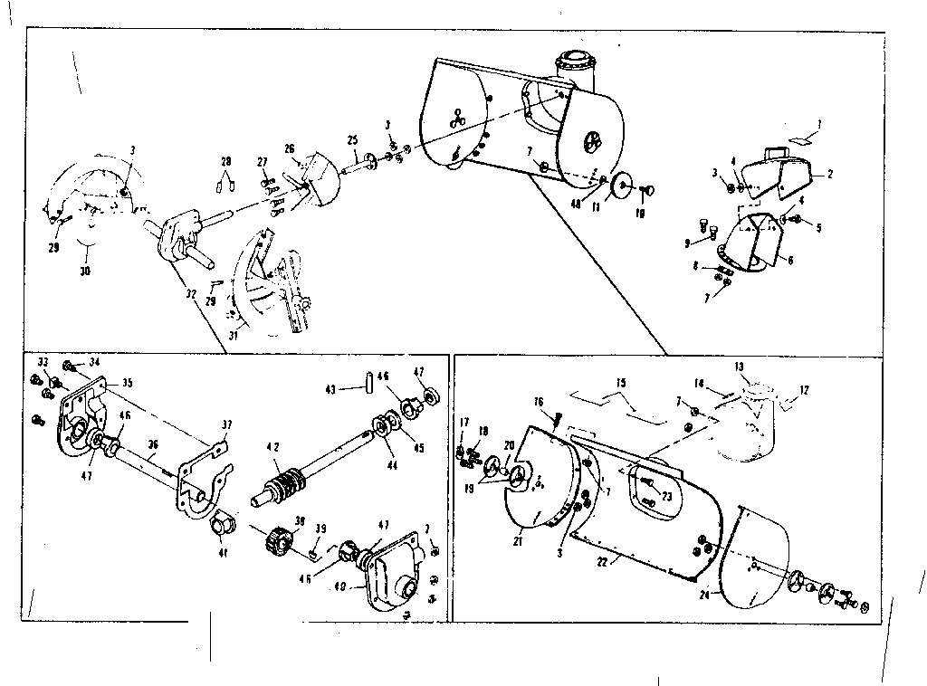 Craftsman 536918200 auger housing assembly diagram