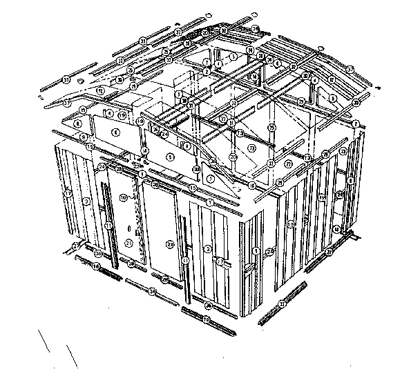 Sears 69768763 replacement parts diagram