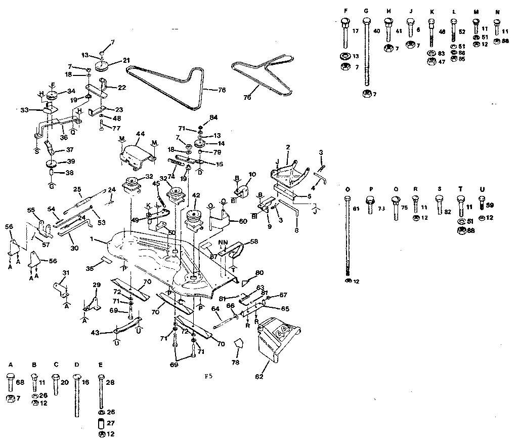 Craftsman 917254330-1987 mower diagram