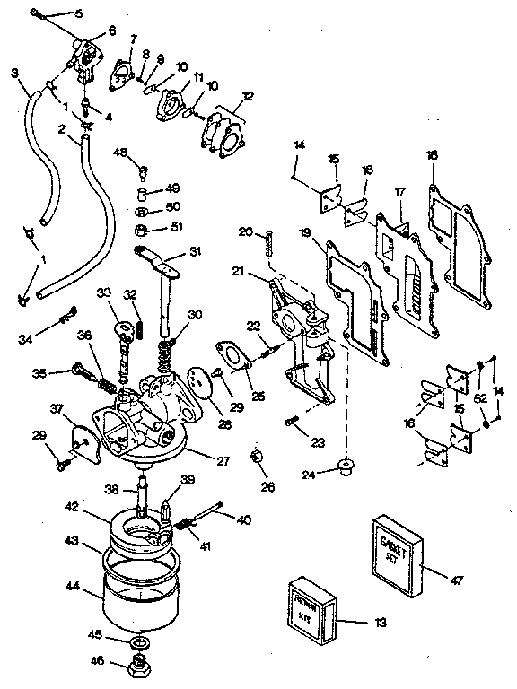 Craftsman 225587150 fuel system diagram